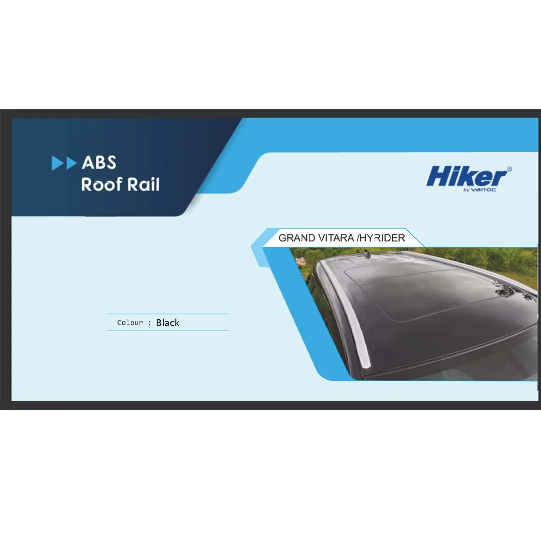 Car Roof Rail Black Hiker