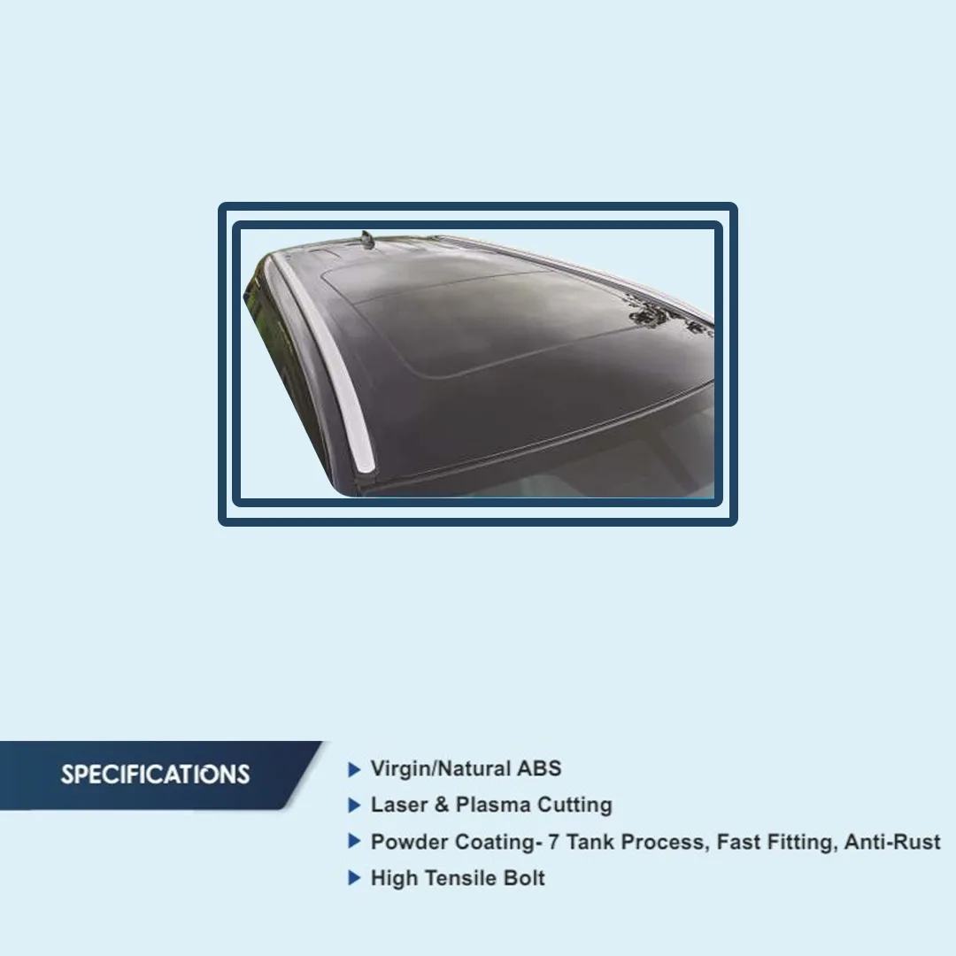 Car Roof Rail Silver Hiker