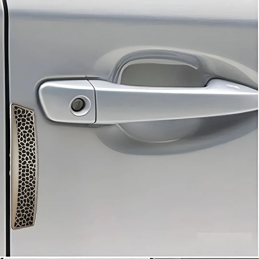 4pcs White Door Guard Asuse