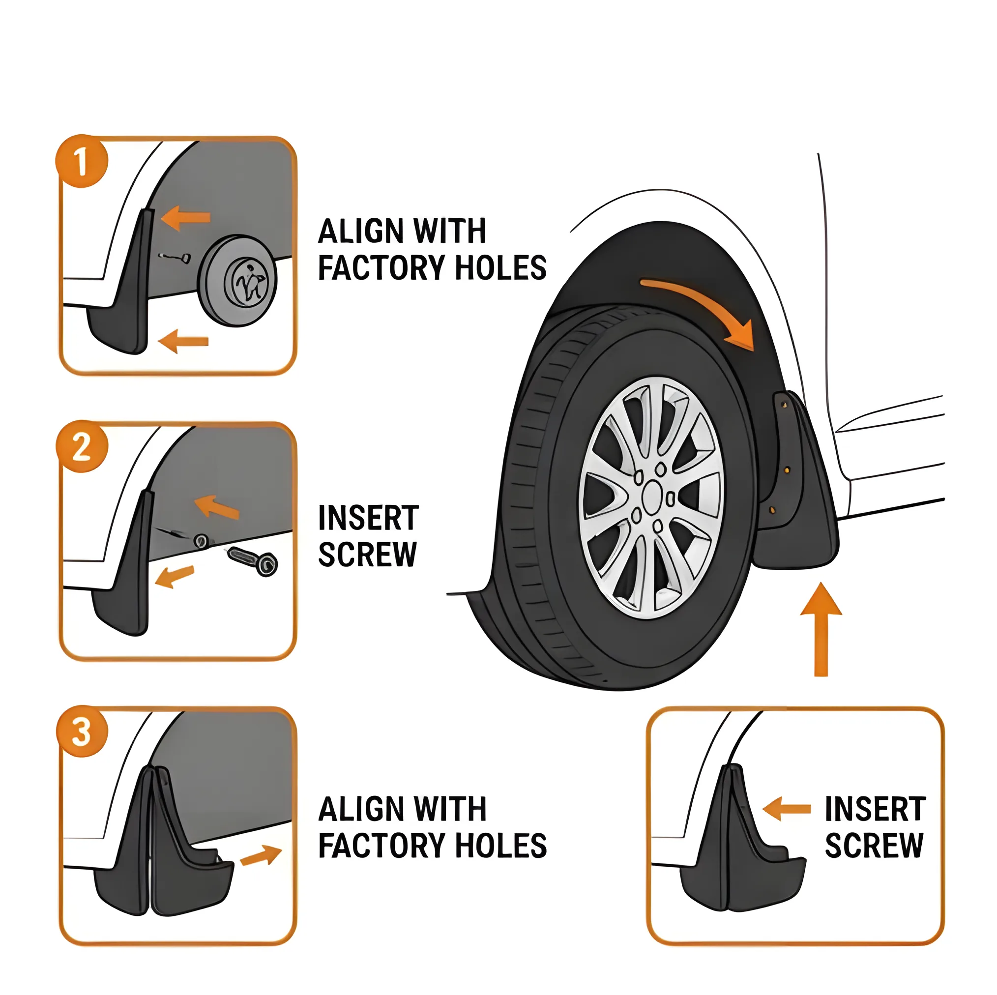 Mud Flap Ignis 16-26 MotoFlex