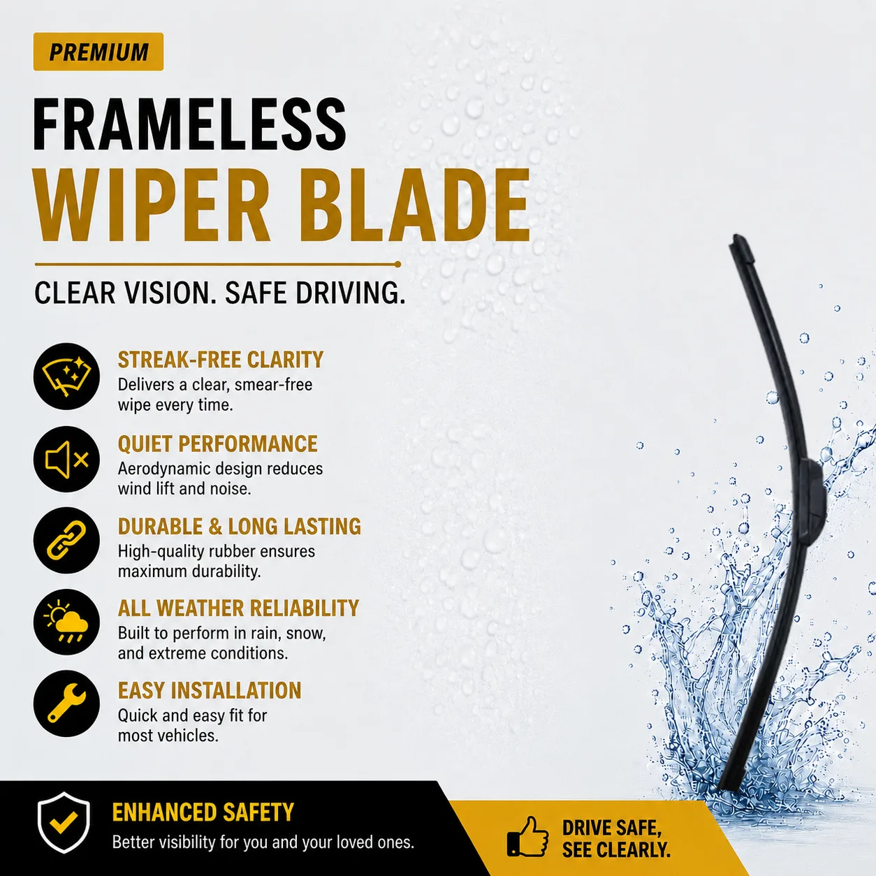 Wiper for Etios Liva 14-16