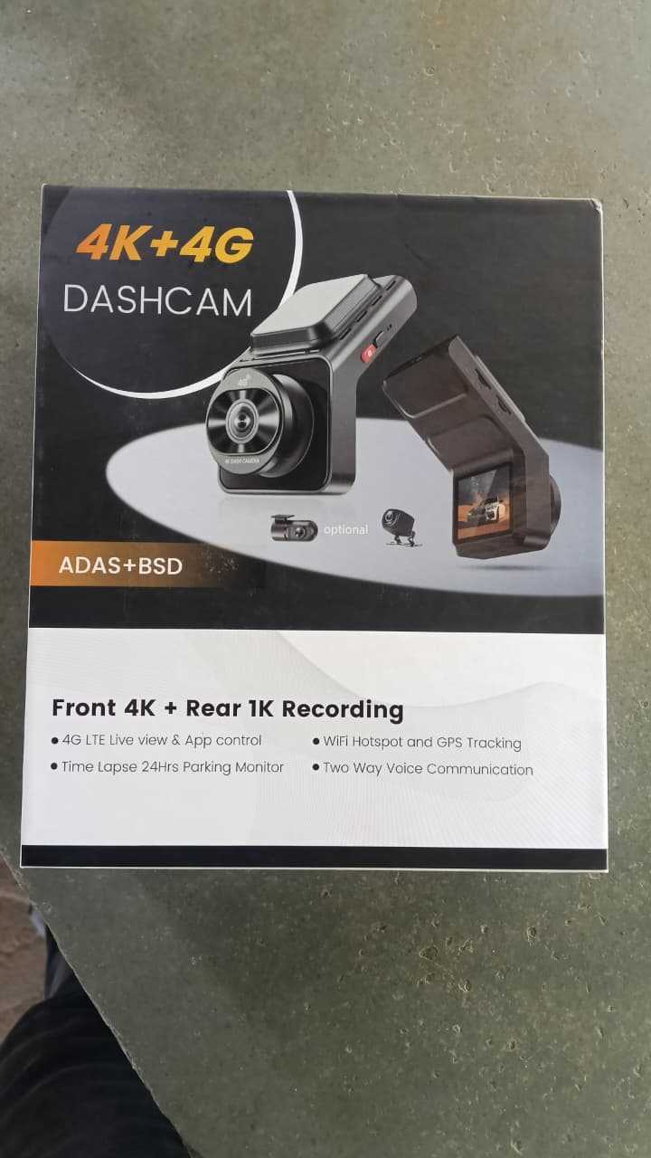 Dashcam 4K+4G Skyvox